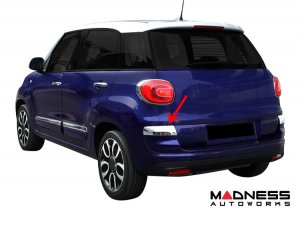 FIAT 500L Rear Bumper Cover - Chrome Stainless Steel - 2 Piece (2018-2020)